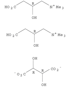 36687-82-8,L-Carnitine-L-tartrate,L-Carnitine Tartrate;1-Propanaminium,3-carboxy-2-hydroxy-N,N,N-trimethyl-, (2R)-, salt with(2R,3R)-2,3-dihydroxybutanedioic acid (2:1) (9CI);1-Propanaminium,3-carboxy-2-hydroxy-N,N,N-trimethyl-, (R)-, salt with[R-(R*,R*)]-2,3-dihydroxybutanedioic acid (2:1);Butanedioic acid,2,3-dihydroxy- (2R,3R)-, ion(2-),bis[(2R)-3-carboxy-2-hydroxy-N,N,N-trimethyl-1-propanaminium] (9CI);Butanedioicacid, 2,3-dihydroxy- [R-(R*,R*)]-, ion(2-),bis[(R)-3-carboxy-2-hydroxy-N,N,N-trimethyl-1-propanaminium];L-Carnitinetartrate;1-Propanaminium, 3-carboxy-2-hydroxy-N,N,N-trimethyl-, (2R)-, (2R,3R)-2,3-dihydroxybutanedioate (2:1);